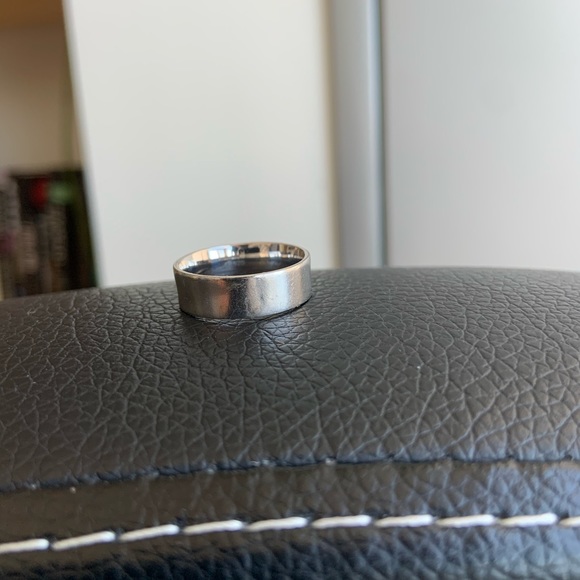 Mejuri boyfriend stacker band silver 925 size 7 - Picture 3 of 5